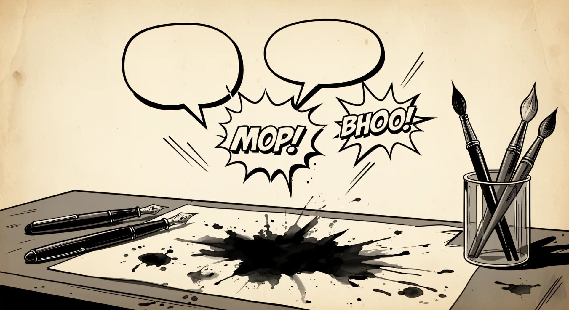 Lettrage BD : l'art invisible des bulles et de la typo